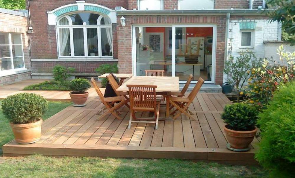 terrasse bois Lille Motif Parquets